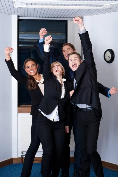 We won the million dollar contract! — Stock Photo, Image