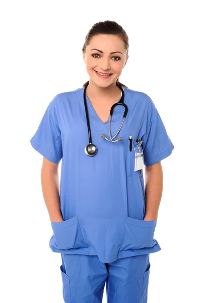 Attractive young lay doctor Royalty Free Stock Images