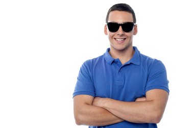 Yakışıklı bir gencin portresi.