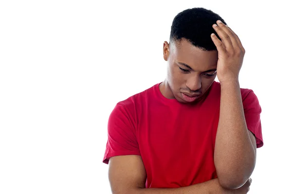 Man having severe headache — Stock Photo, Image