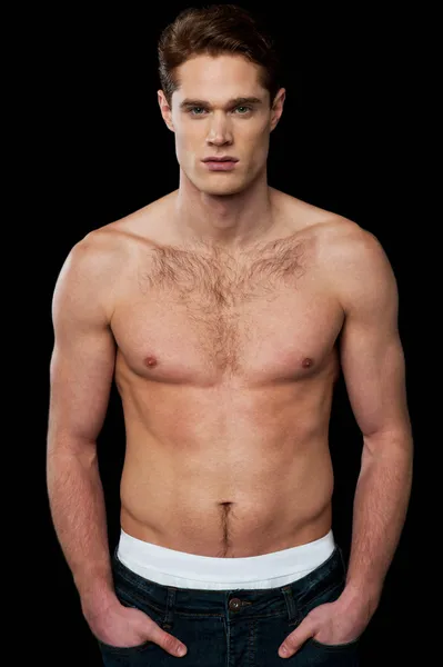 Shirtless young masculine man — Stock Image Shirtless young masculine man Royalty Free Stock Photos