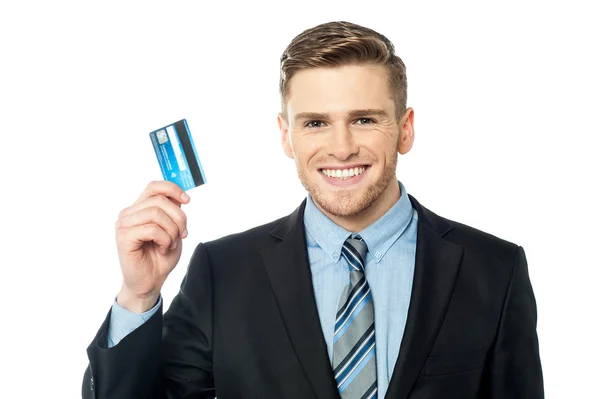 Smiling corporate executive — Stock Photo, Image