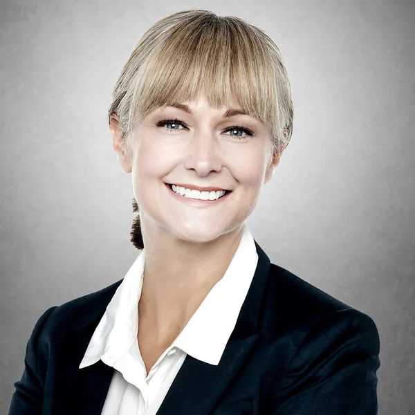 Happy middle aged business woman — Stock Photo, Image