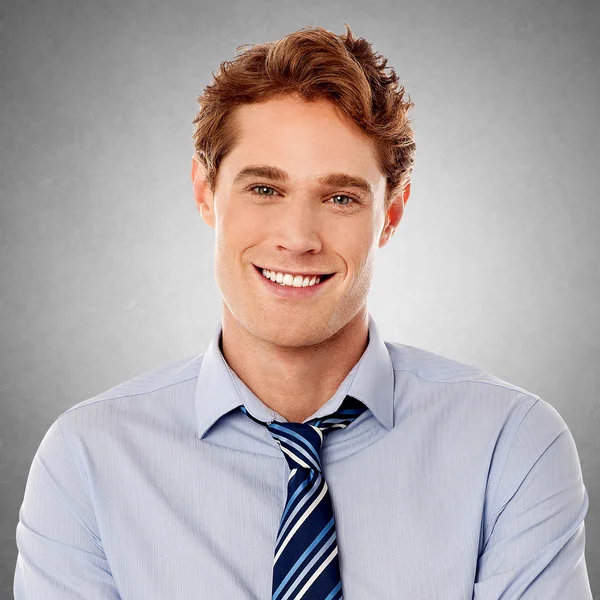 Young smiling executive — Stock Photo, Image