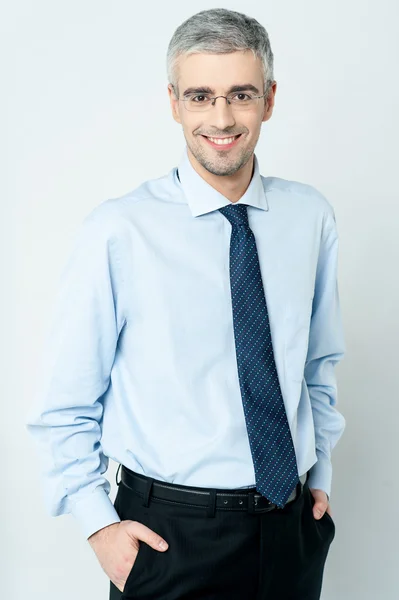 Smiling mature businessman — Stock Photo, Image