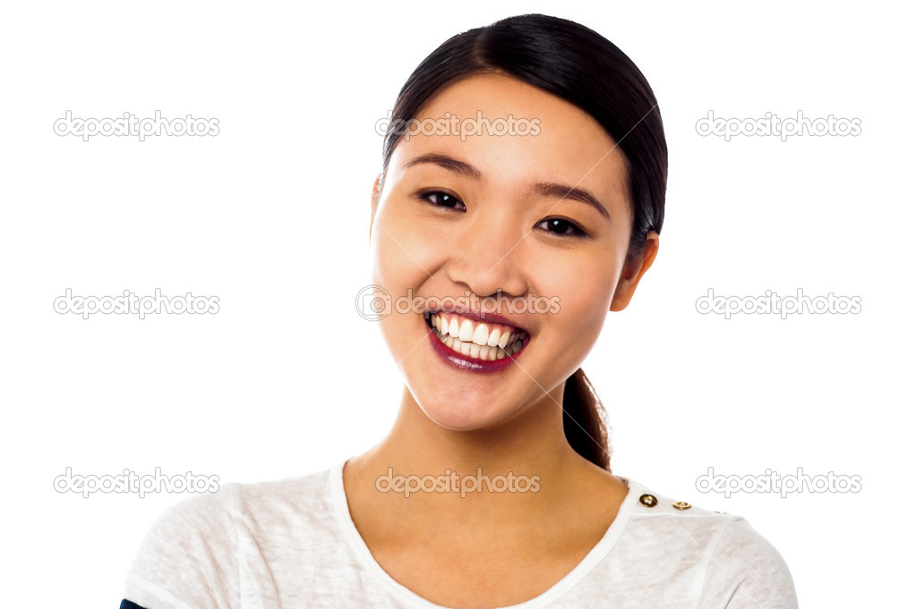 Attractive smiling young woman