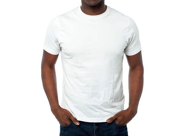 Cropped image of handsome young model — Stock Photo, Image