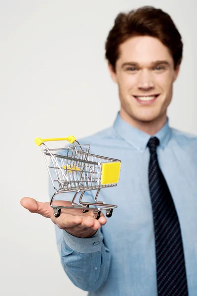 Toevoegen aan winkelwagen, e-commerce concept — Stockfoto