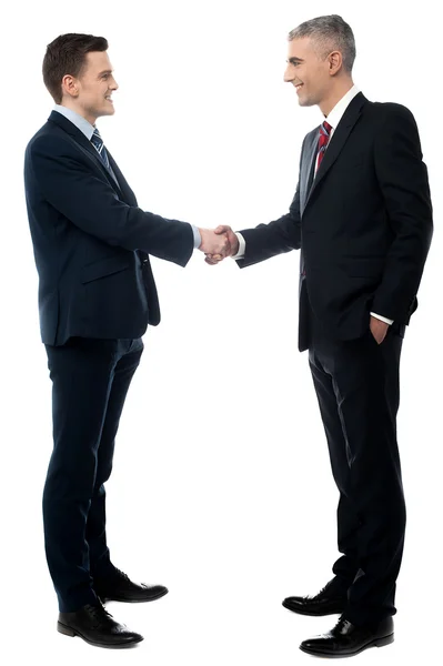 Two businessmen have an agreement — Stock Photo, Image