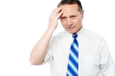 Başını tutan işadamı