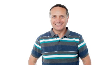 gülümseyen yakışıklı casual adam