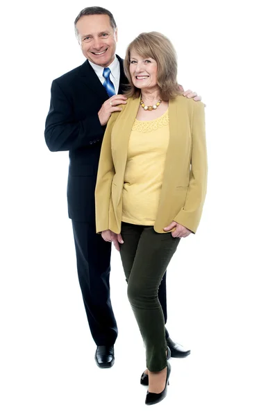 Seniorzy para zakochanych — Zdjęcie stockowe