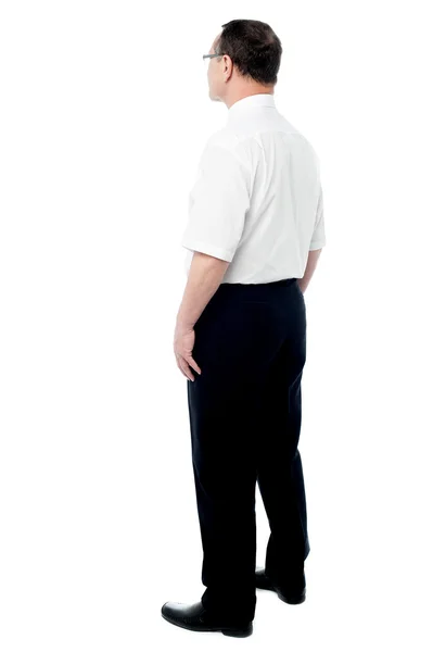 Side view of a businessman standing — Stock Photo, Image