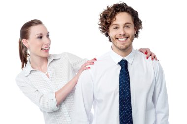 oynak iş arkadaşları eğlenmek