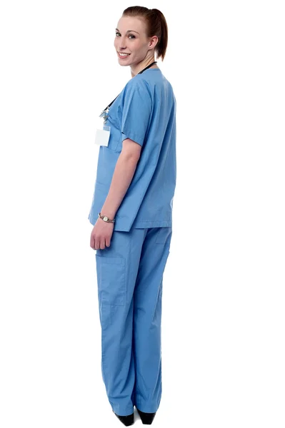 Smiling female doctor — Stock Photo, Image