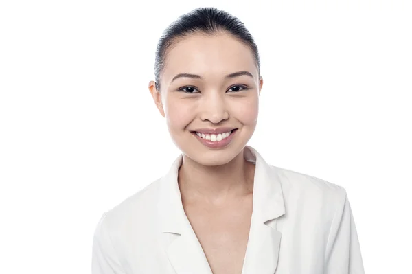 Sonriente hermosa mujer corporativa — Foto de Stock