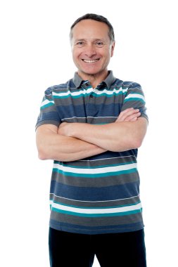 yakışıklı bir yaşlı adam