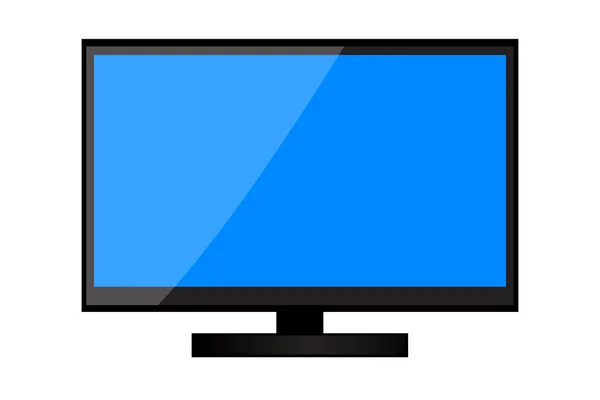 Плазменный LCD телевизор — стоковый вектор
