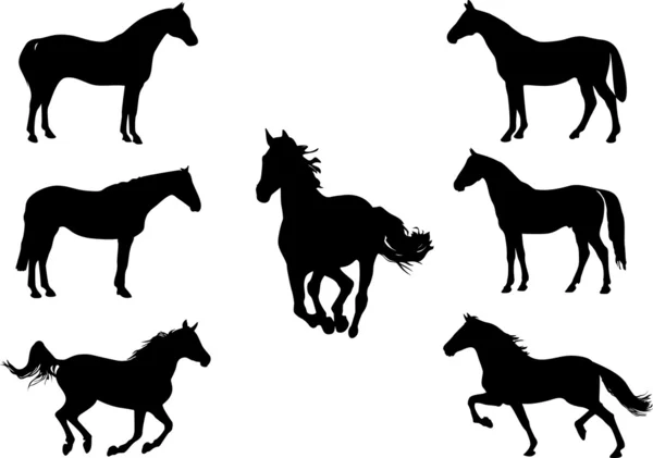 Symboles de cheval — Image vectorielle