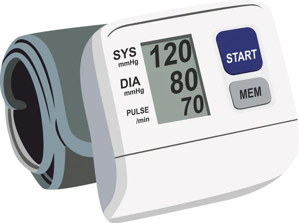 Digitale tonometer — Stockvector