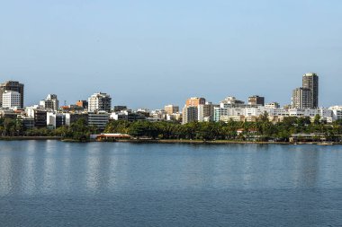 Rio de Janeiro, Brezilya. Rodrigo de Freitas gölü.