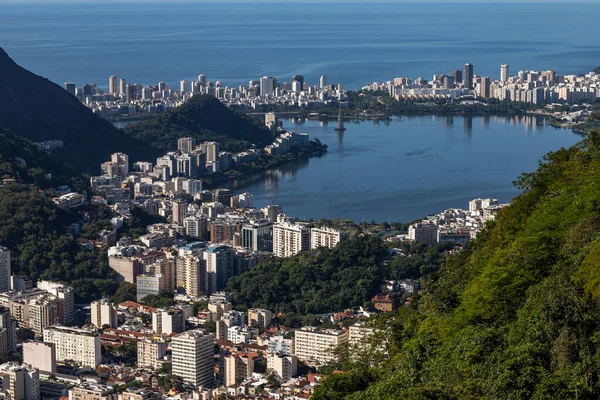 Rio Janeiro Brasile Laguna Rodrigo Freitas — Foto Stock