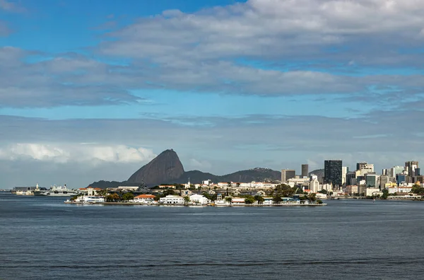 Skyline Rio Janeiro Brasile Bella Giornata — Foto Stock