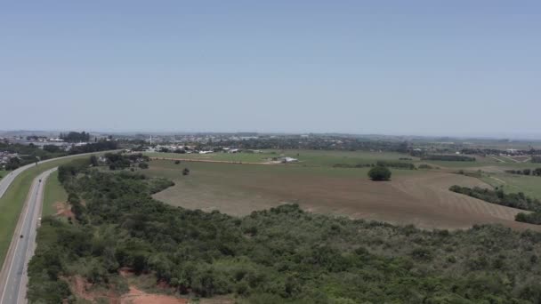 Seskok Padákem Boituvě Město Boituva Stát Sao Paulo Brazílie — Stock video