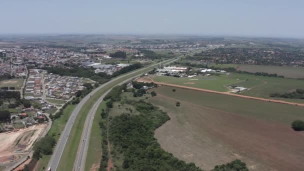 Skydiving Boituva Boituva City Sao Paulo State Brazil — Stock Video