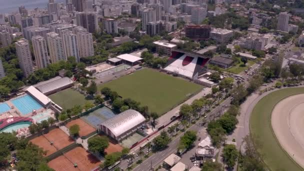 Flamengo Fußball Flamengo Regatta Club Rio Janeiro Brasilien — Stockvideo