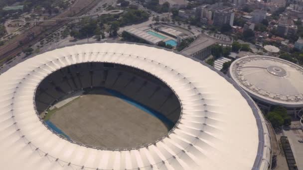 Maracana Stadium Brazilian Football City Rio Janeiro Brazil South America — Stock Video