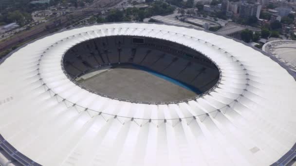 Het Maracana Stadion Braziliaans Voetbal Stad Rio Janeiro Brazilië Zuid — Stockvideo