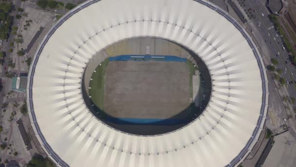 Estadio Maracana Fútbol Brasileño Ciudad Río Janeiro Brasil América Del — Vídeo de stock