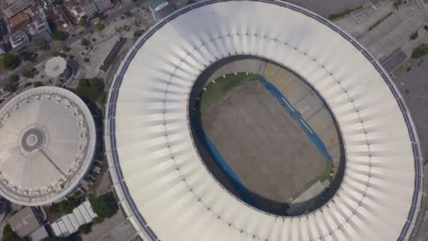 Stadion Maracana Brazylijski Futbol Rio Janeiro Brazylia Ameryka Południowa — Wideo stockowe