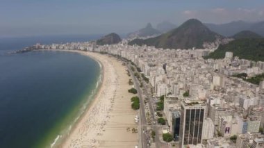 Rio de Janeiro şehri, Brezilya. Copacabana Sahili.
