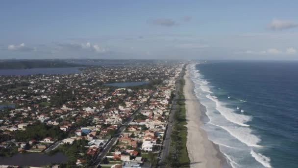Maravilhosas Praias Mundo Saquarema Rio Janeiro Brasil — Vídeo de Stock