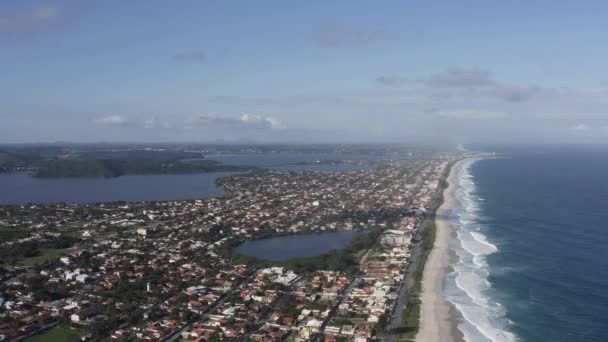 Wonderful Beaches World Saquarema State Rio Janeiro Brazil — Stock Video