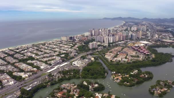 里约热内卢 吉戈拉岛Barra Tijuca区 — 图库视频影像