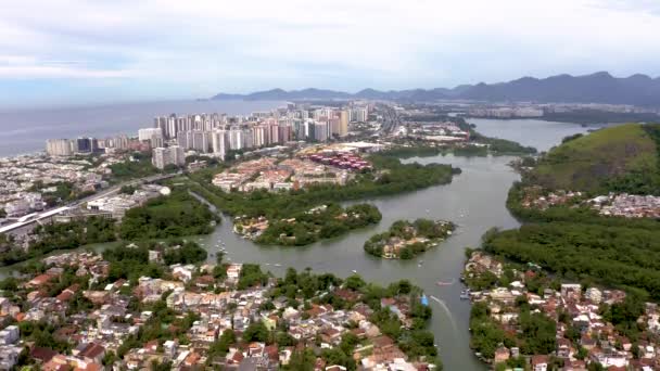 Rio Janeiro Brasil Bairro Tijuca Ilha Gigola — Vídeo de Stock