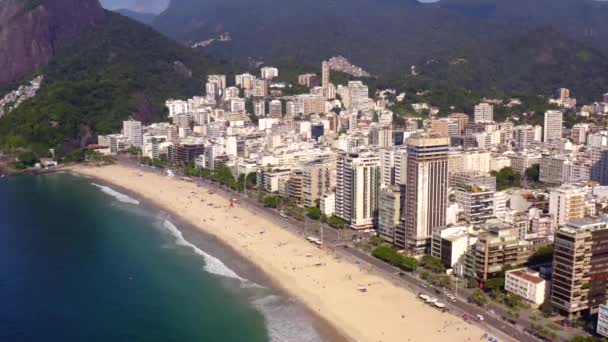 Miasto Rio Janeiro Dzielnica Leblon Brazylia — Wideo stockowe