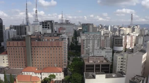 Sao Paulo Város Bernardino Campos Sugárút Brazília Dél Amerika — Stock videók