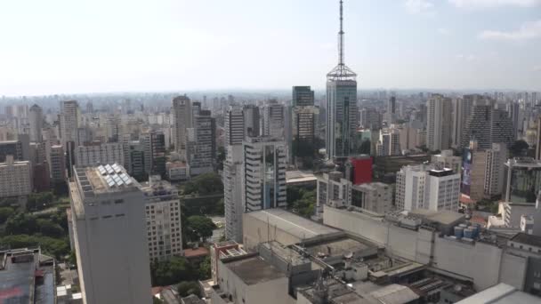Miasto Sao Paulo Plac Julio Prestes Dzielnica Campos Elseos Brazylia — Wideo stockowe