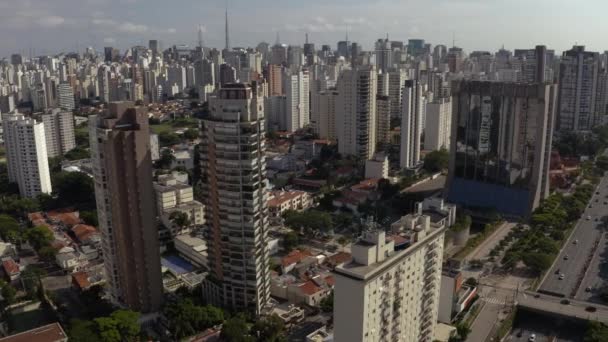 Sao Paulo Paraiso Bölgesi Brezilya — Stok video