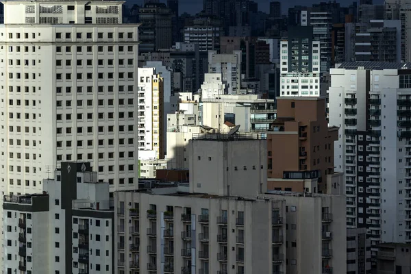 Здания Окна Задние Здания Сан Паулу Бразилия — стоковое фото