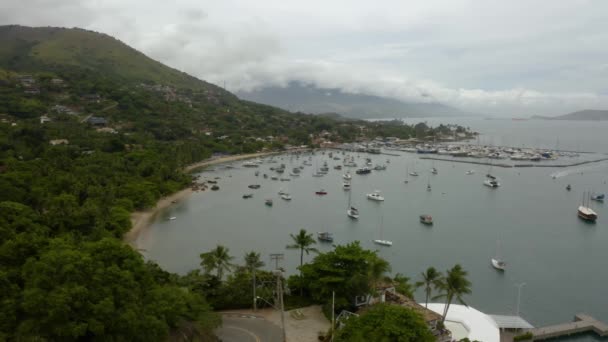 Ilhabela Adası Sahili Sao Paulo Brezilya — Stok video