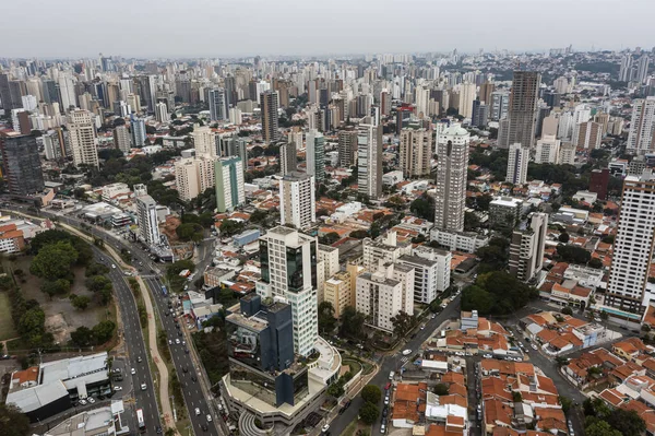 Campinas Stad Sao Paulo Stat Jose Souza Campos Street Brasilien — Stockfoto