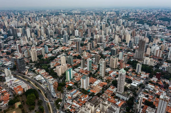 Campinas Stad Sao Paulo Staat Jose Souza Campos Street Brazilië Stockfoto