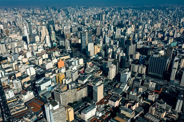 Big cities, big buildings. Sao Paulo city, Brazil. South America.