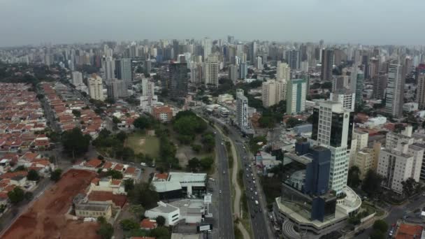 Campinas Stad Jose Souza Campos Gatan Brasilien — Stockvideo