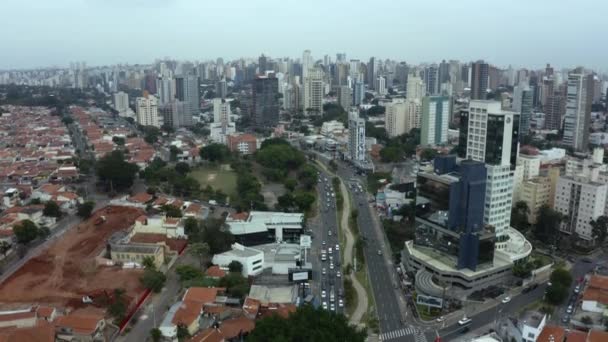 Campinas City Jose Souza Campos Utca Brazília — Stock videók